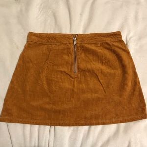 Forever 21 Burnt orange corduroy mini skirt 28